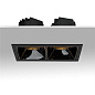 ART-SQ-180x2 LED светильник встраиваемый полуповоротный Downlight   -  Встраиваемые светильники 